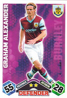 Graham Alexander Burnley 2009/10 Topps Match Attax #93